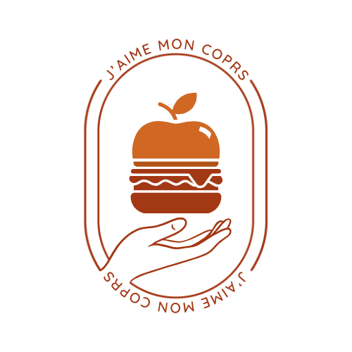 Logos j'aime mon corps Virginie Genest diététicienne